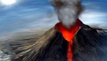 3D Volcano ScreenSaver